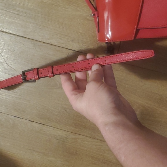 Botkier Cobble Hill Crossbody Bag in Red Patent Leather. - Picture 4 of 15